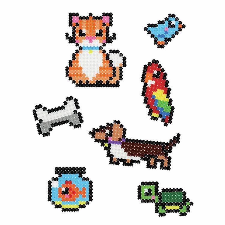Simbrix Playful Pets pixel art craft start pack, UK version