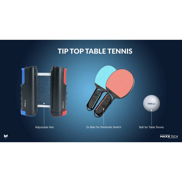 Maxx Tech table tennis kit for Nintendo Switch 2 and 1 (British brand)