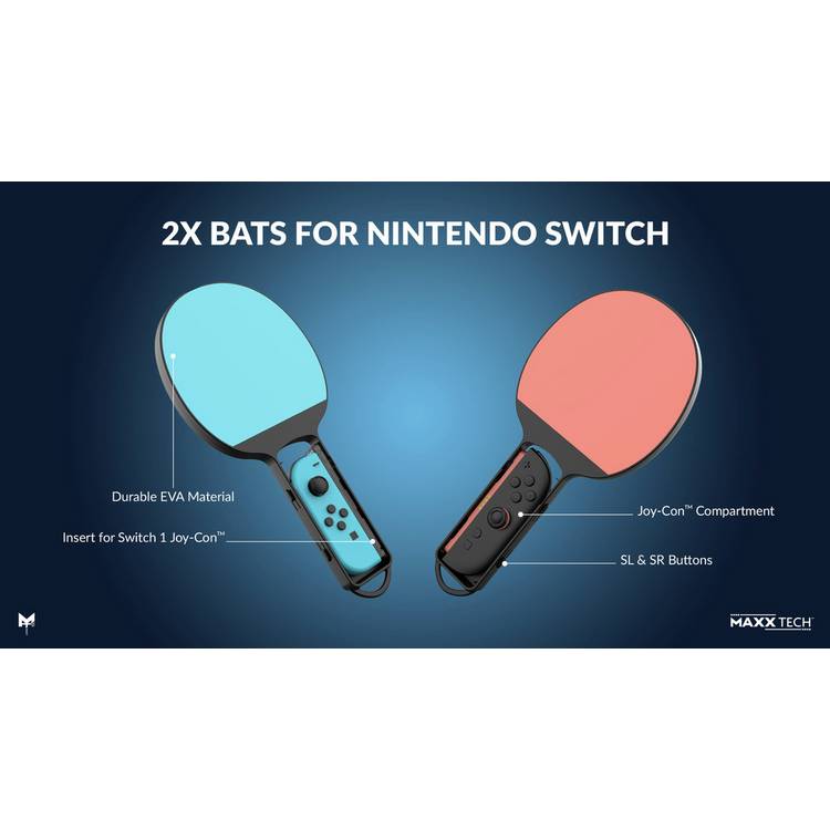 Maxx Tech table tennis kit for Nintendo Switch 2 and 1 (British brand)