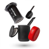 AeroPress Go Dark Grey travel coffee maker (British brand)