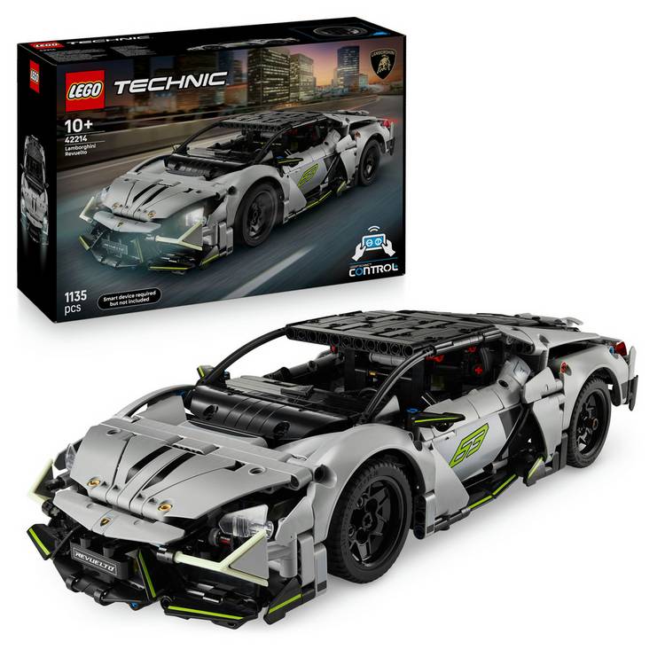 LEGO Technic Lamborghini Revuelto super sports car toy (British brand)