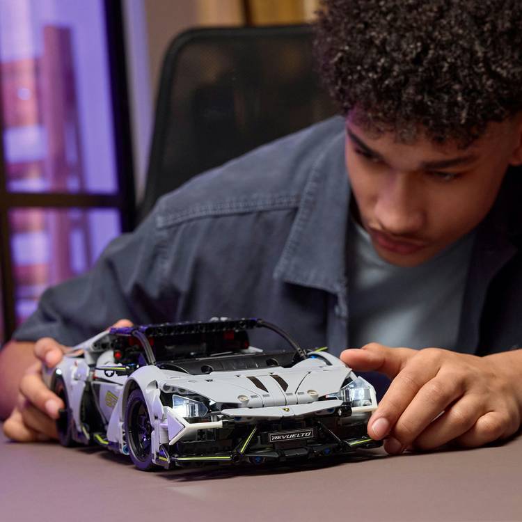 LEGO Technic Lamborghini Revuelto super sports car toy (British brand)