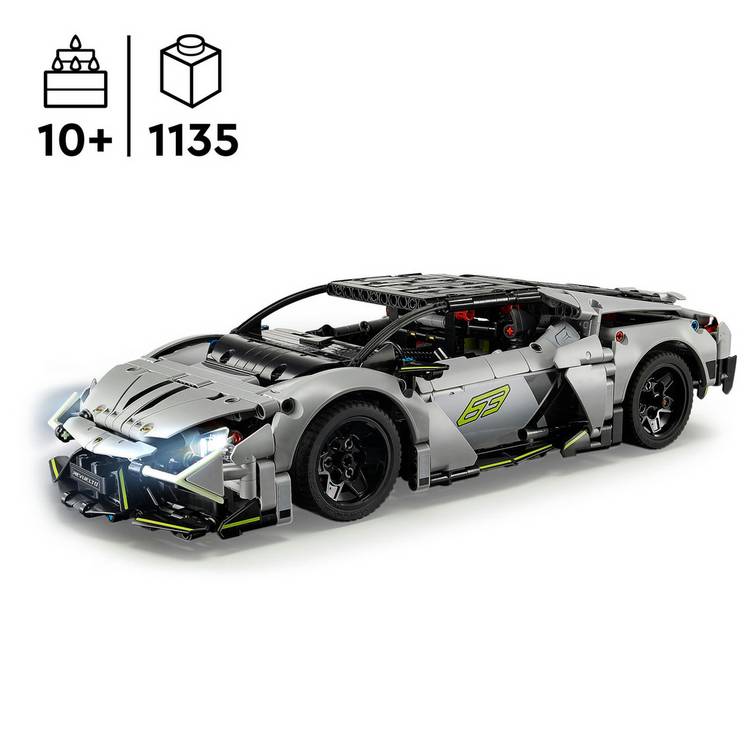 LEGO Technic Lamborghini Revuelto super sports car toy (British brand)