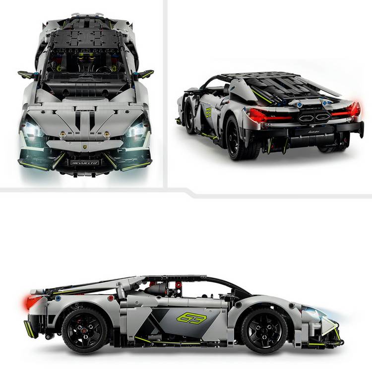 LEGO Technic Lamborghini Revuelto super sports car toy (British brand)