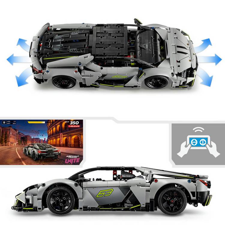 LEGO Technic Lamborghini Revuelto super sports car toy (British brand)