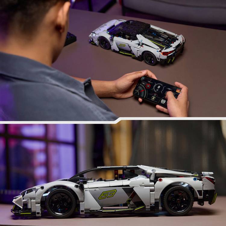 LEGO Technic Lamborghini Revuelto super sports car toy (British brand)