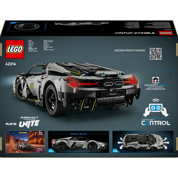LEGO Technic Lamborghini Revuelto super sports car toy (British brand)