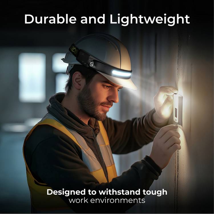 Luceco 350 lumen rechargeable head torch with motion sensor - British product
