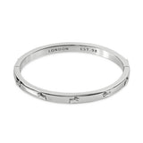 Radley silver plated jumping dog bangle, UK version