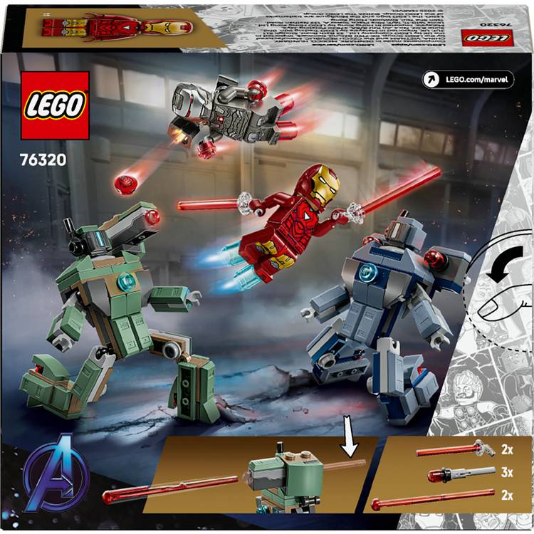 LEGO Iron Man & War Machine building set, UK version