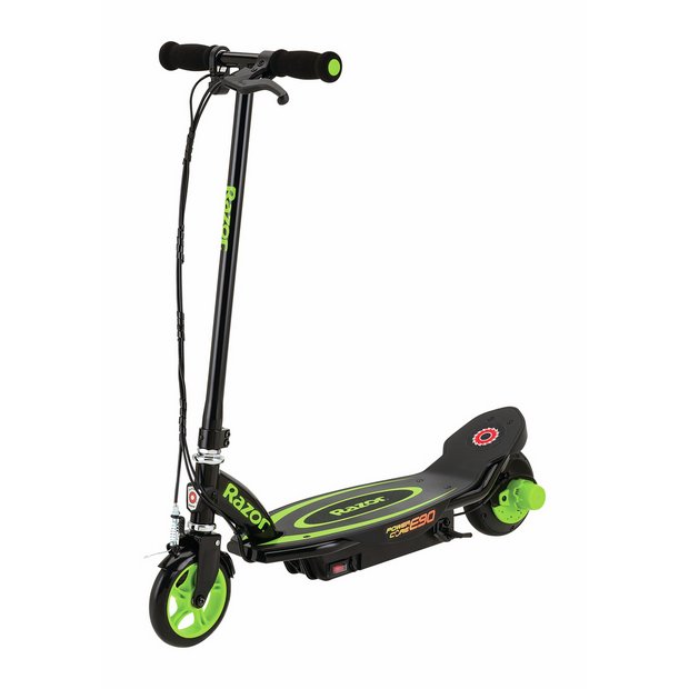 Razor PowerCore E90 green electric scooter (British brand)