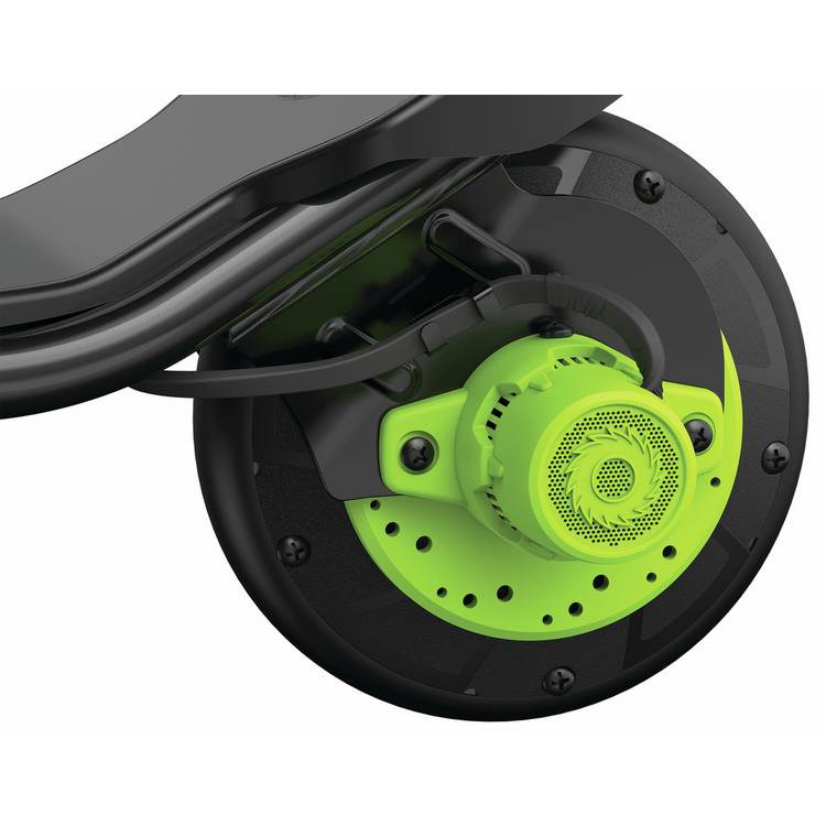 Razor PowerCore E90 green electric scooter (British brand)