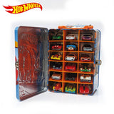Hot Wheels tin car storage case red, UK version