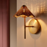Argos Habitat Norah Rattan Wall Light - Natural- Buy online at McGrocer