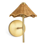 Habitat Norah rattan wall light natural, UK version
