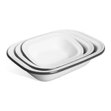 Argos Home carbon steel pie dish set black and white, UK version