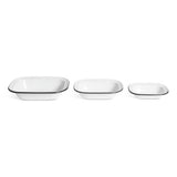 Argos Home carbon steel pie dish set black and white, UK version