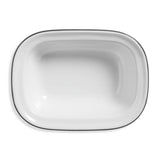 Argos Home carbon steel pie dish set black and white, UK version