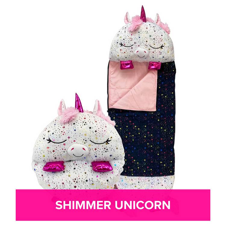 Happy Nappers shimmer unicorn sleeping bag large (British brand)