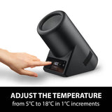 CASO VinoCase tabletop wine cooler black, imported from the UK