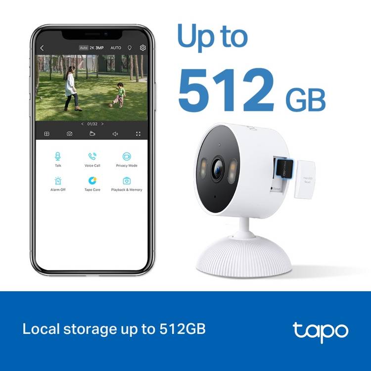Tapo C113 2K outdoor security camera, imported from the UK