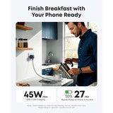 Anker 45W USB-C Nano Charger in Black - British product