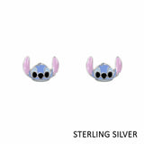 Disney Lilo and Stitch enamel stud earrings 9mm, UK version