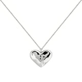 Radley hammered heart pendant necklace 60cm (British brand)