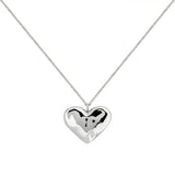 Argos Radley Silver Plated Hammered Heart Pendant Necklace- Buy online at McGrocer