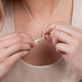 Radley hammered heart pendant necklace 60cm (British brand)