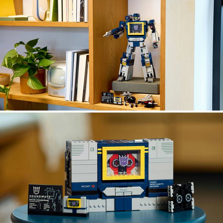 LEGO Transformers Soundwave building set for adults (British brand)
