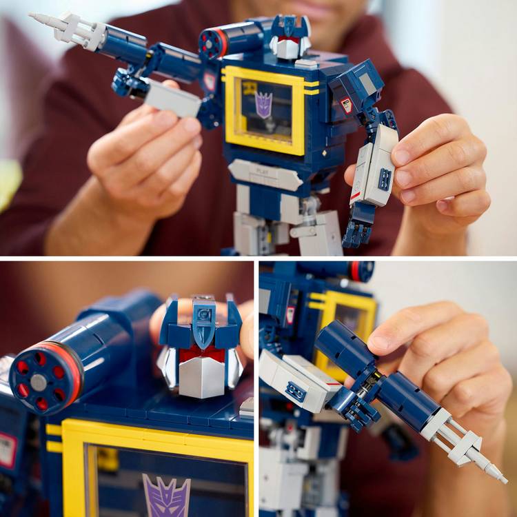 LEGO Transformers Soundwave building set for adults (British brand)
