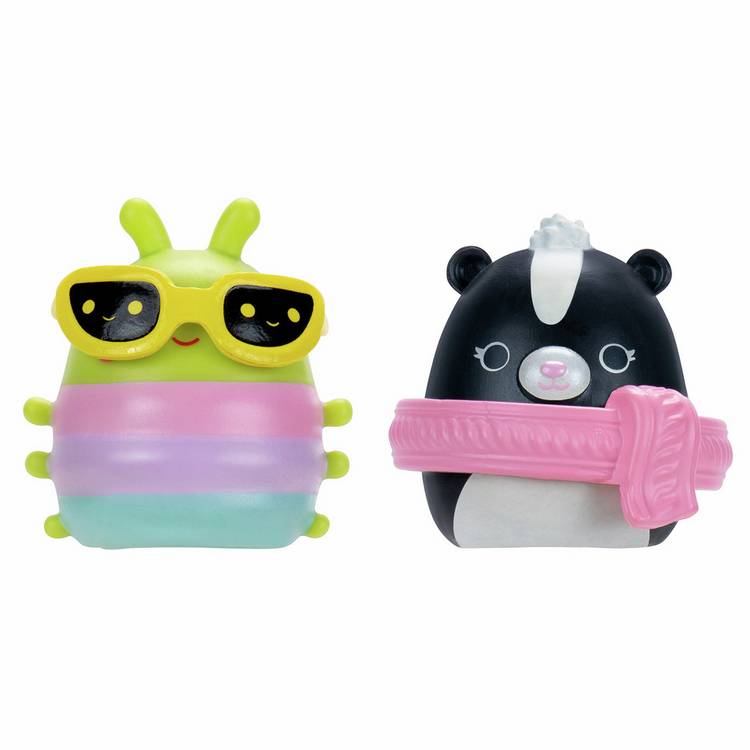 Squish-a-longs collectable toys pack of 8 miniature Squishmallows (British brand)