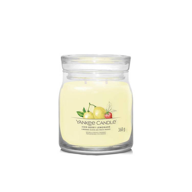 Yankee Candle Iced Berry Lemonade medium jar 368g (British brand)