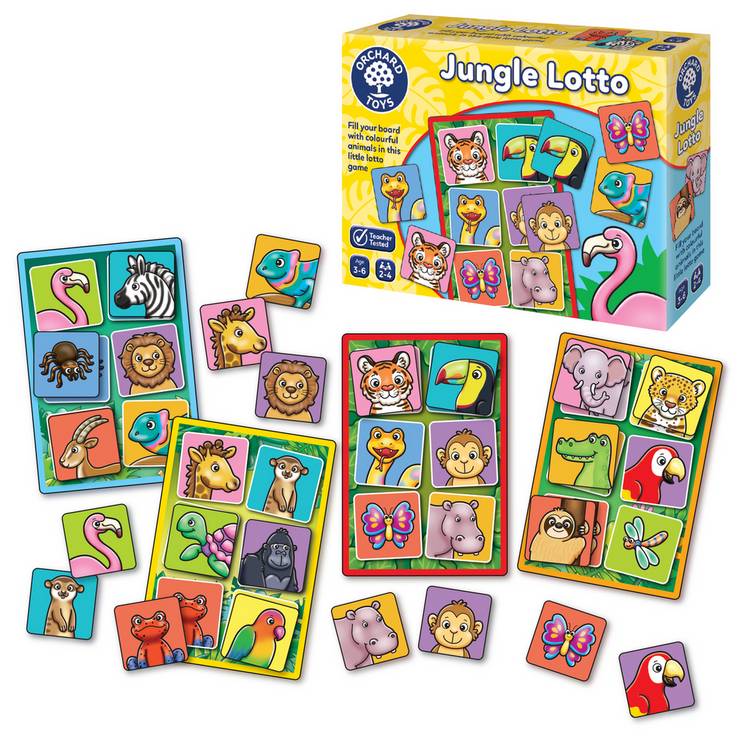 Orchard Toys jungle themed games and jigsaw puzzles (British brand)