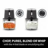 CASO Design cordless multi-chopper black 1 litre (British brand)