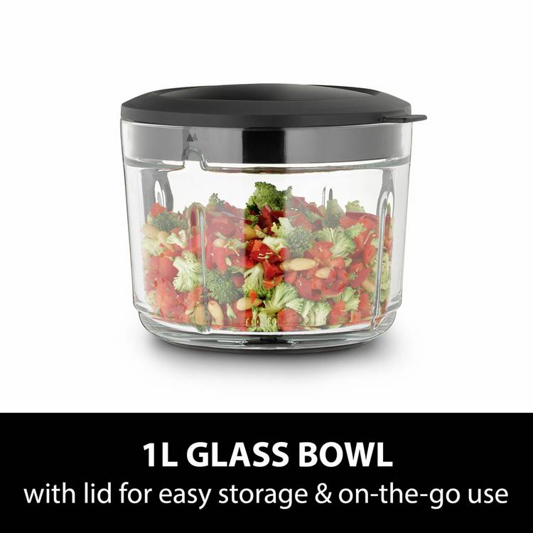 CASO Design cordless multi-chopper black 1 litre (British brand)