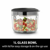 CASO Design cordless multi-chopper black 1 litre (British brand)