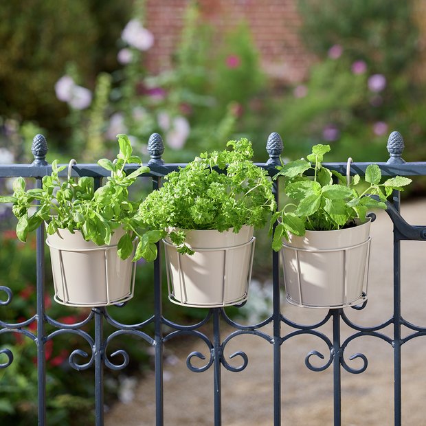 Argos Home planter set grey hanging set of 3, UK version