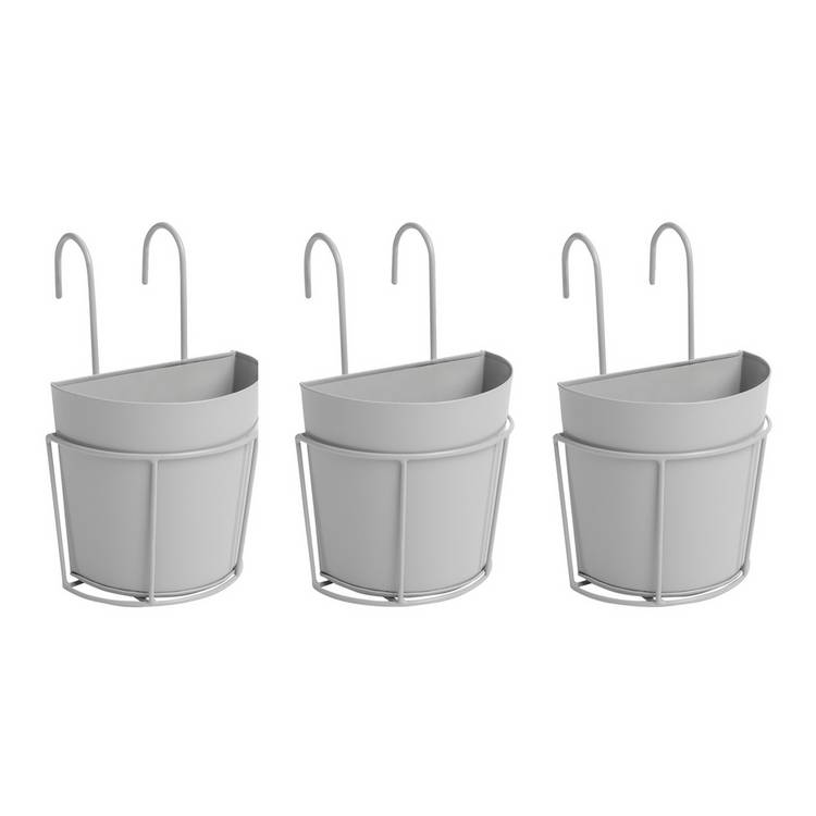 Argos Home planter set grey hanging set of 3, UK version