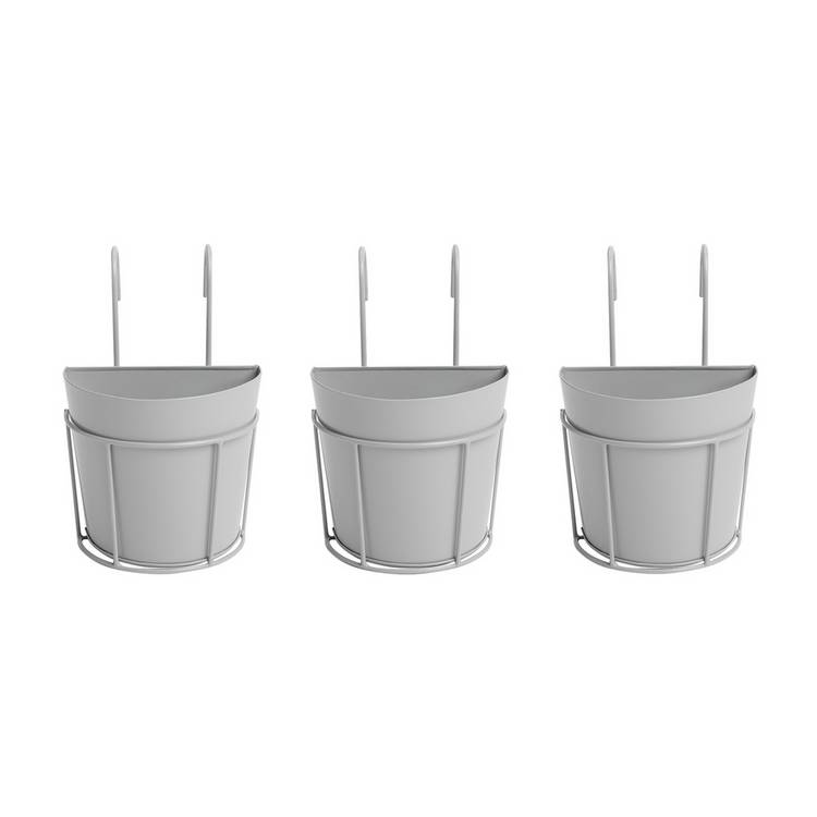Argos Home planter set grey hanging set of 3, UK version