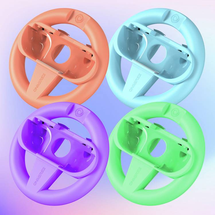 Oniverse racing wheels 4 pack for Nintendo Switch 2, imported from the UK