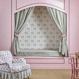 Cath Kidston Ribbon Bow Sage wallpaper roll, imported from the UK