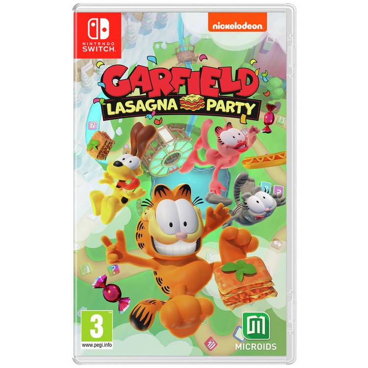 Garfield Lasagna Party Nintendo Switch game code, imported from the UK