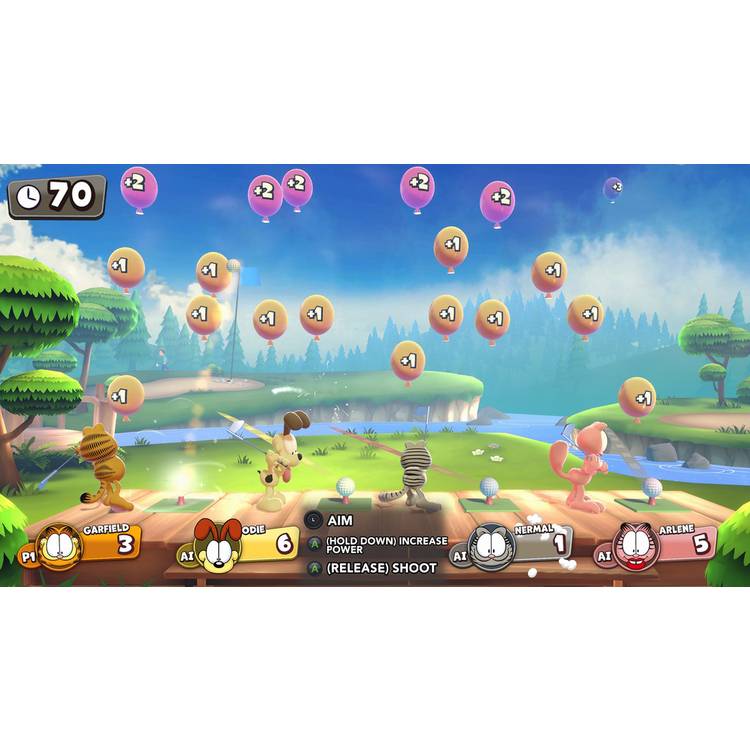 Garfield Lasagna Party Nintendo Switch game code, imported from the UK