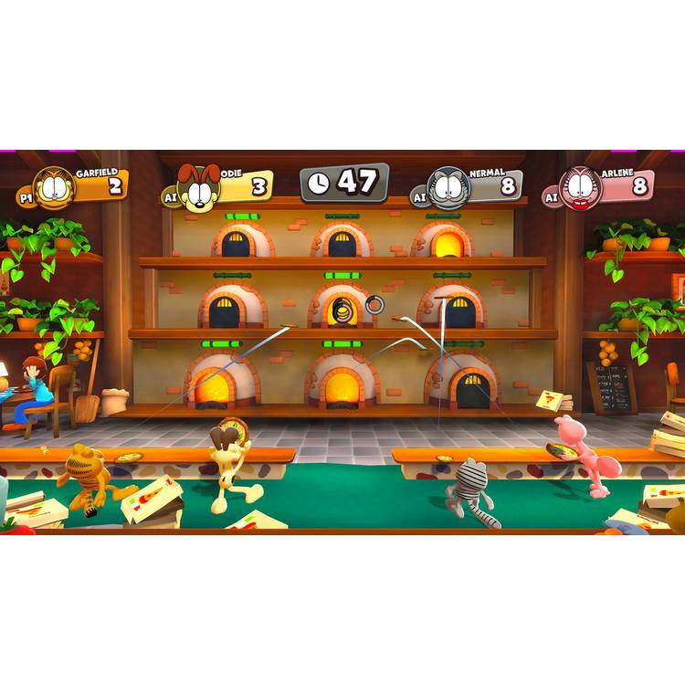 Garfield Lasagna Party Nintendo Switch game code, imported from the UK