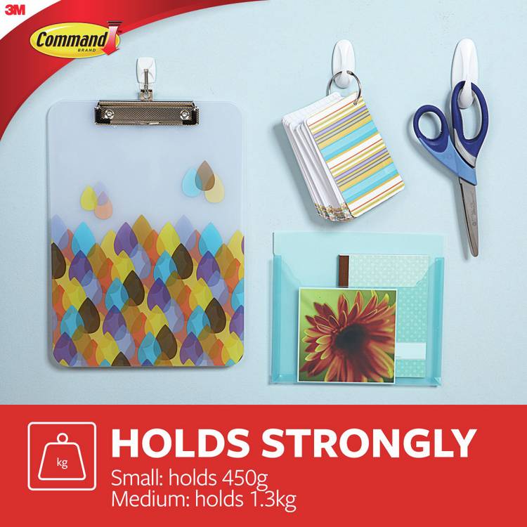 Command Designer Medium Hooks Pack of 6, UK version