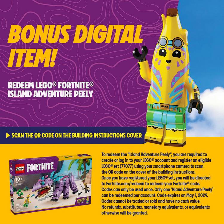 LEGO Fortnite Klombo Figure building toy 1084 pieces, imported from the UK
