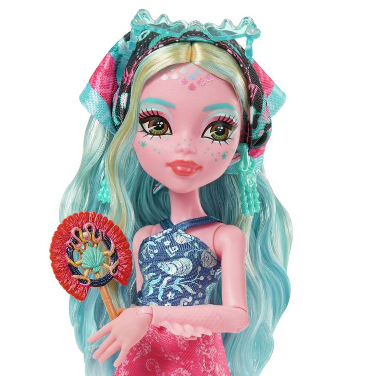 Monster High Lagoona Blue doll playset, imported from the UK
