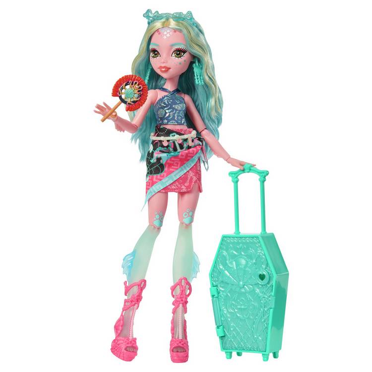 Monster High Lagoona Blue doll playset, imported from the UK